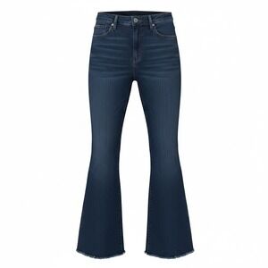 MOTHER The Weekender Fray Flare Jeans Blue Indigo Size 29 High Rise Bell Bottom